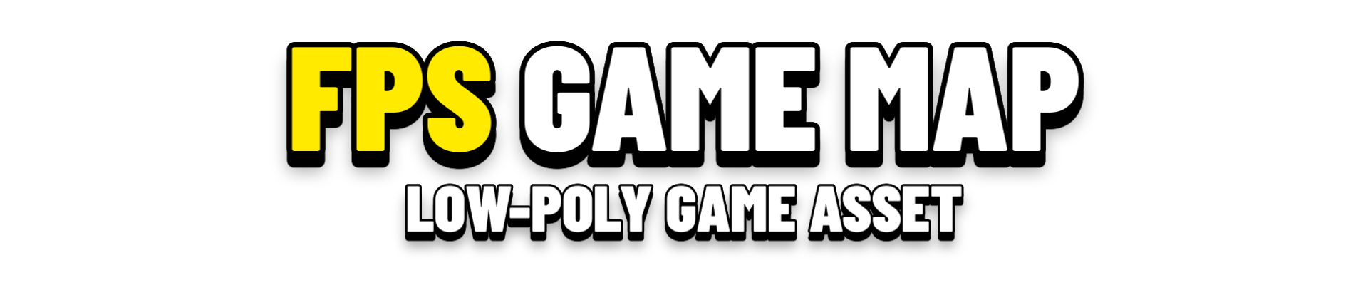 3D FPS Map Low-poly