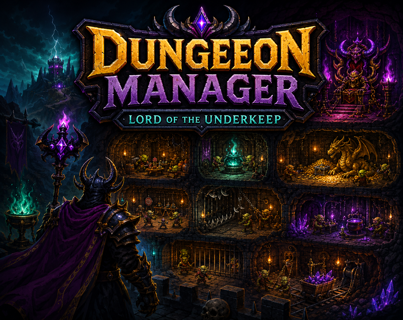 Cover image for Dungeon Manager: Lord of the Underkeep