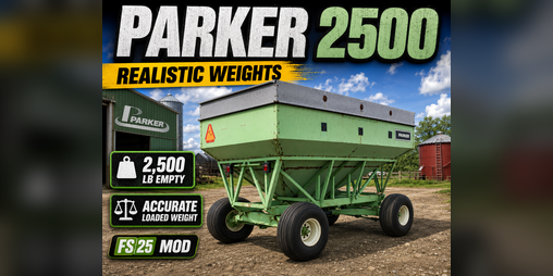 Cover image for Corrected Parker model 2500 Gravity Wagons