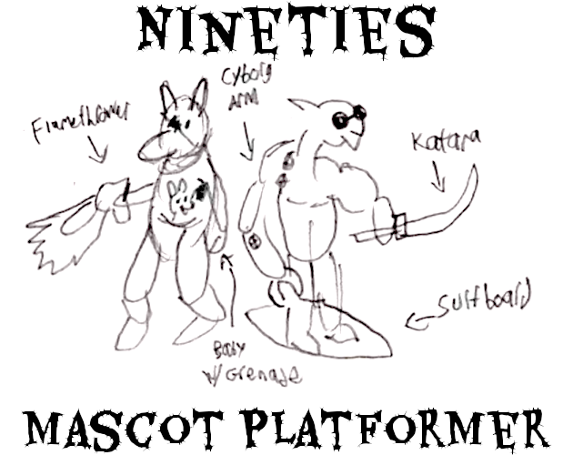 Cover image for Nineties Mascot Platformer