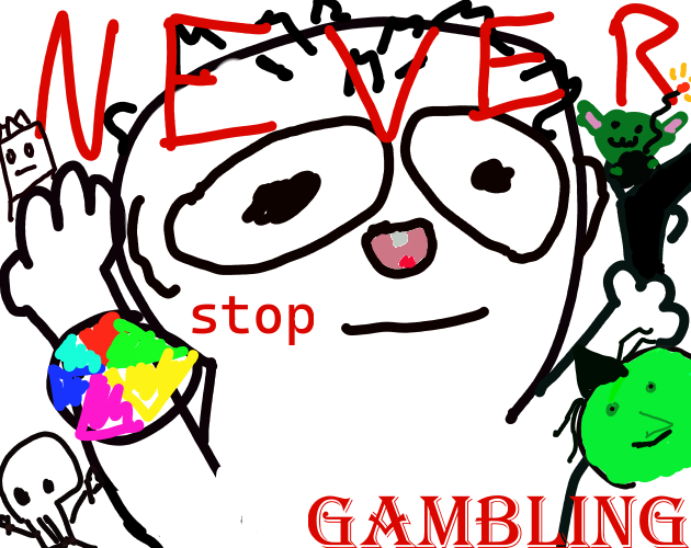 Never stop gambling cover