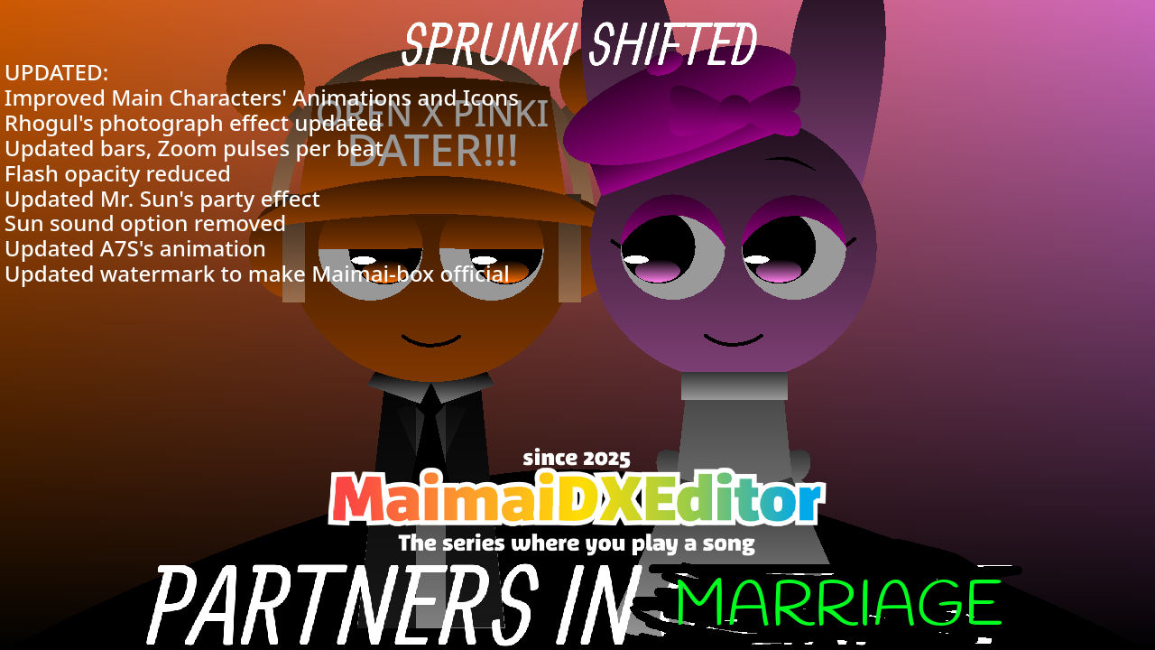 Sprunki Partners in marriage cover
