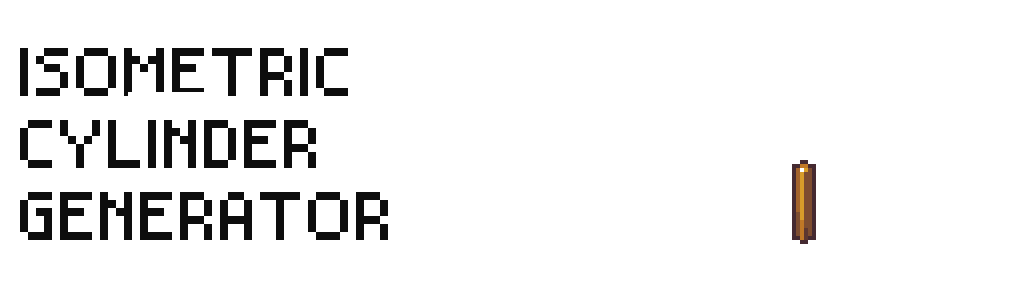 Isometric Cylinder Generator for Aseprite