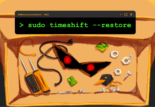 Cover image for sudo timeshift --restore