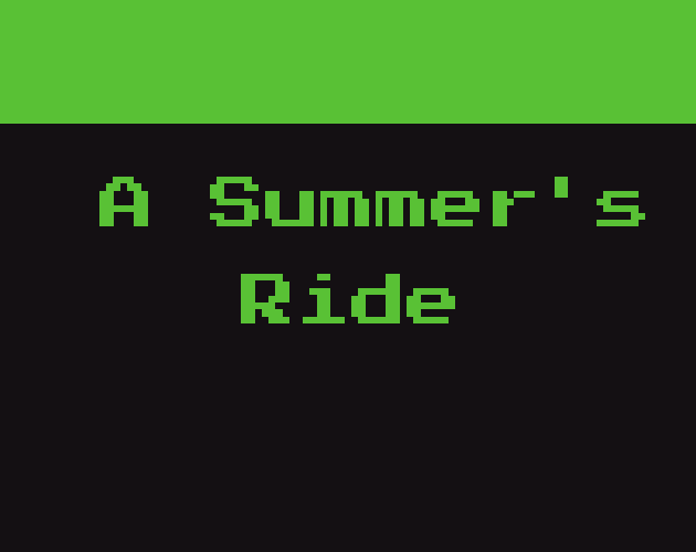 Cover image for A Summer's Ride