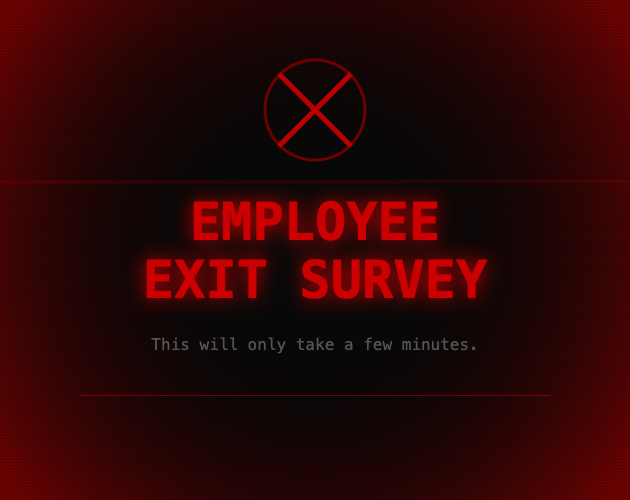 Cover image for Employee Exit Survey