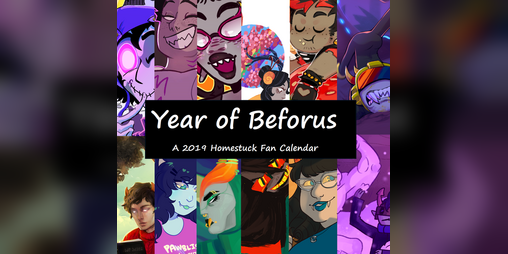 Cover image for Year of Beforus: A 2019 Homestuck Fan Calendar