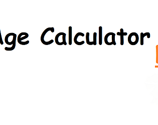 Age Calculator (New Years Edition)