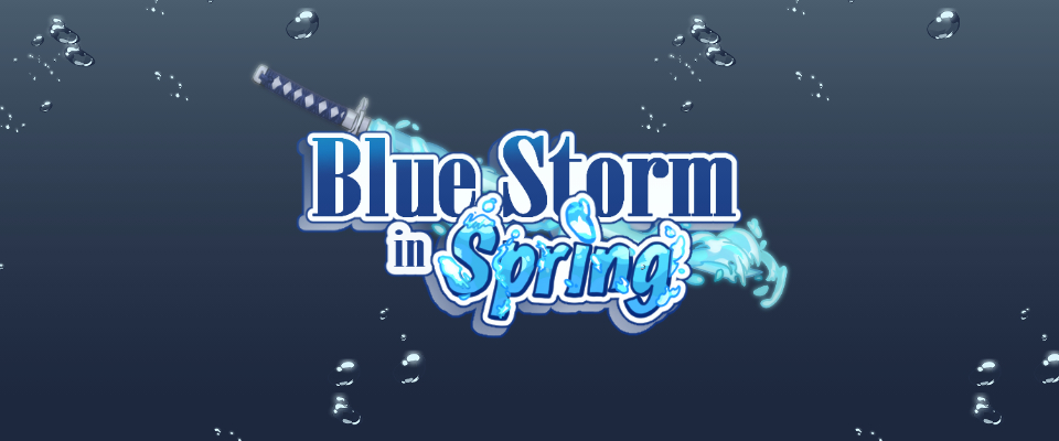 Blue Storm in Spring
