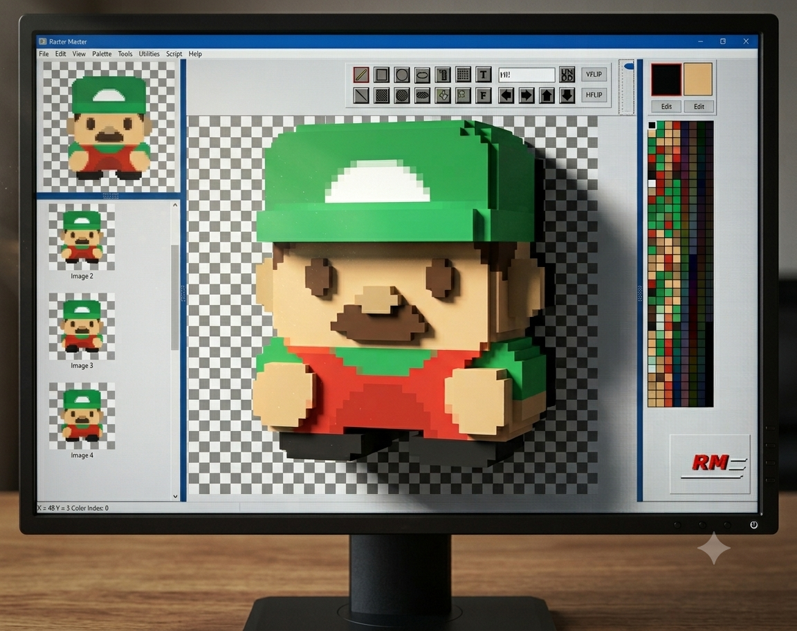 Cover image for Raster Master Sprite/Map Editor for Windows 7/8/10/11