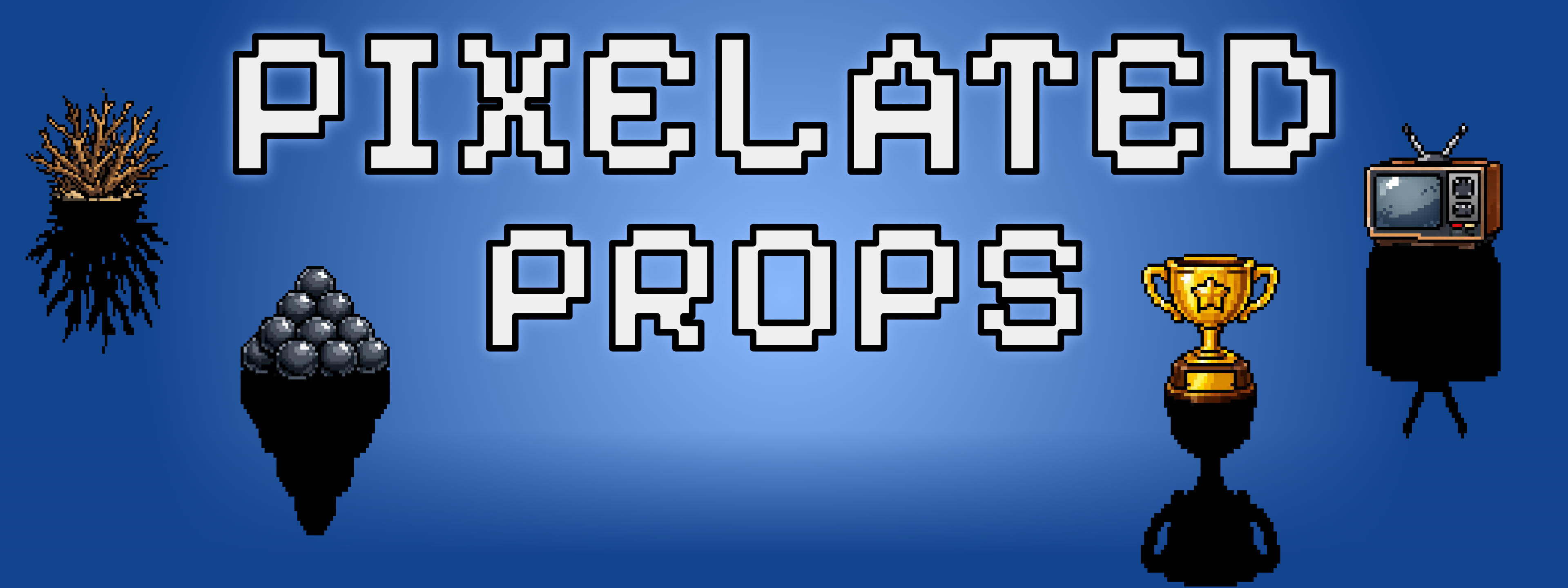 Pixelated Props Sprites