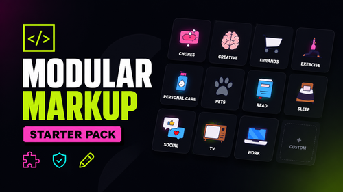 4 Free New Templates Added! - Modular Markup Templates by monapdx