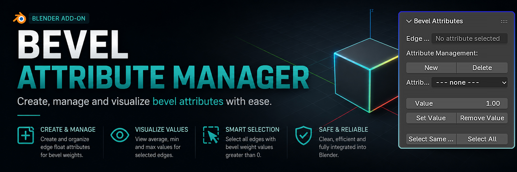 Bevel Attribute Manager