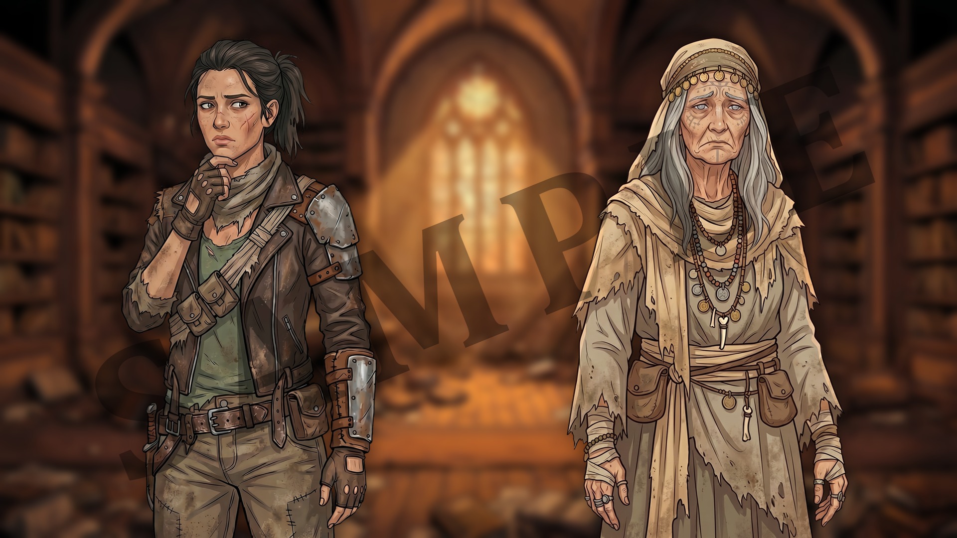 30 Post-Apocalyptic Characters with 6 Expression Each - Visual Novel ...