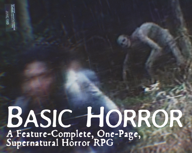 Cover image for Basic Horror RPG