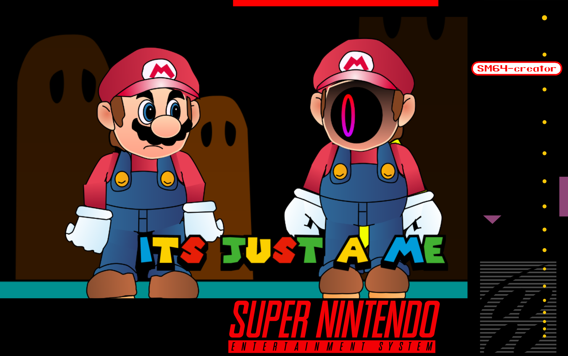 ITS JUST A ME - Super Mario World Horror Game cover