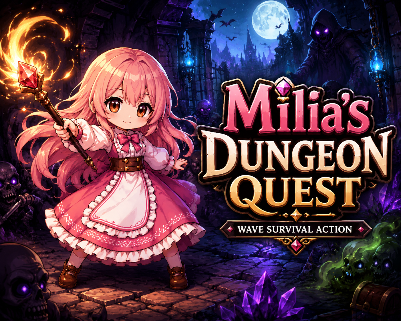 Cover image for Milia's Dungeon Quest