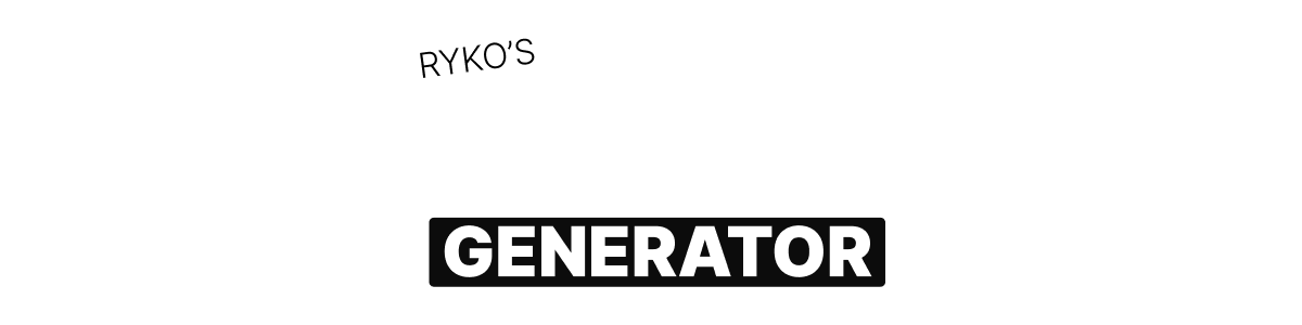 Ryko's Map Generator