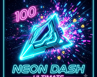 Neon dash Ultimate game screenshot
