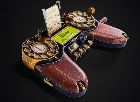 Retro console concept by Ewa Wierbik-Ziąbka