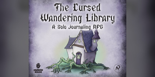 Cover image for The Cursed Wandering Library