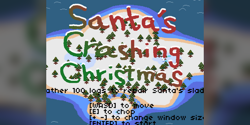 Cover image for Santa's Crashing Christmas