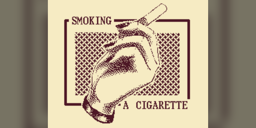 Cover image for Smoking A Cigarette