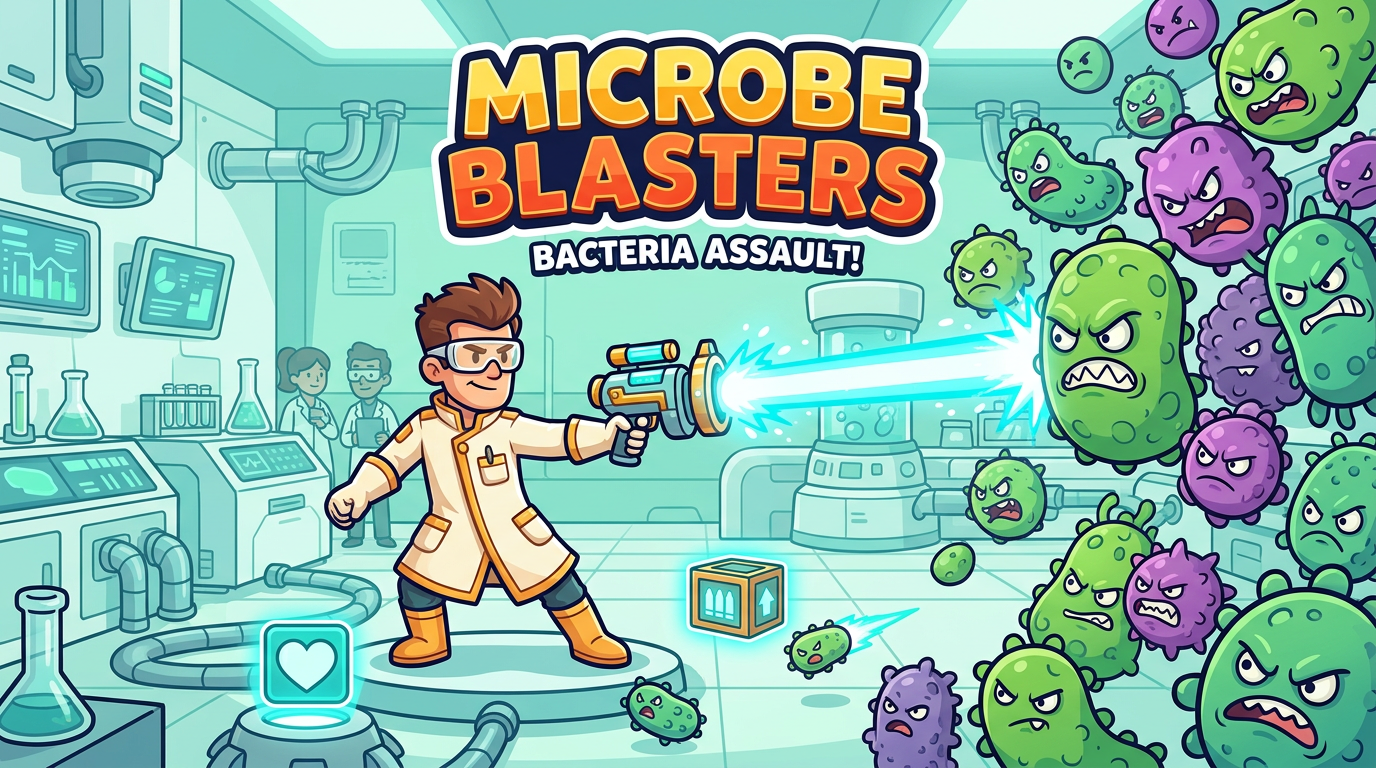 Cover image for MICROBE BLASTERS