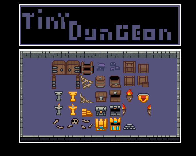 2D Asset Pack | Tiny Dungeon ⚔️