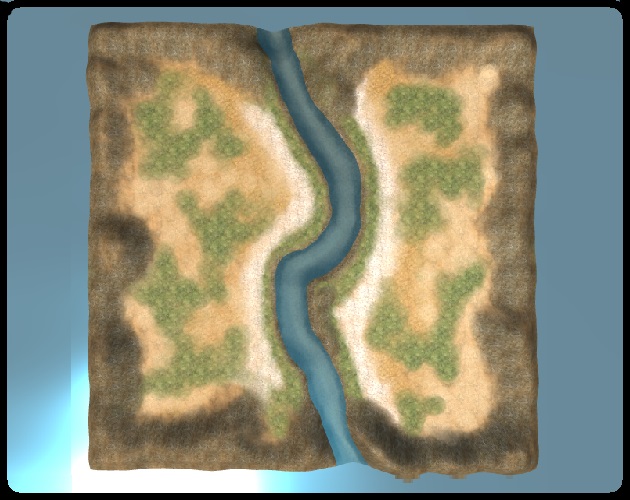 3D TERRAIN ASSET GAME DEVELOPMENT MOD FOR GAME ENGINES