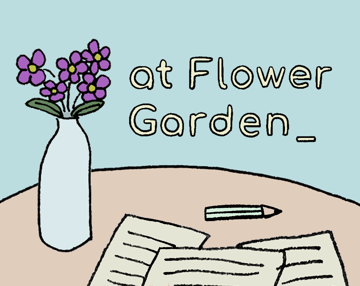 at Flower Garden_