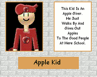 Apple Kid (Custom Baldi's Basics Character)