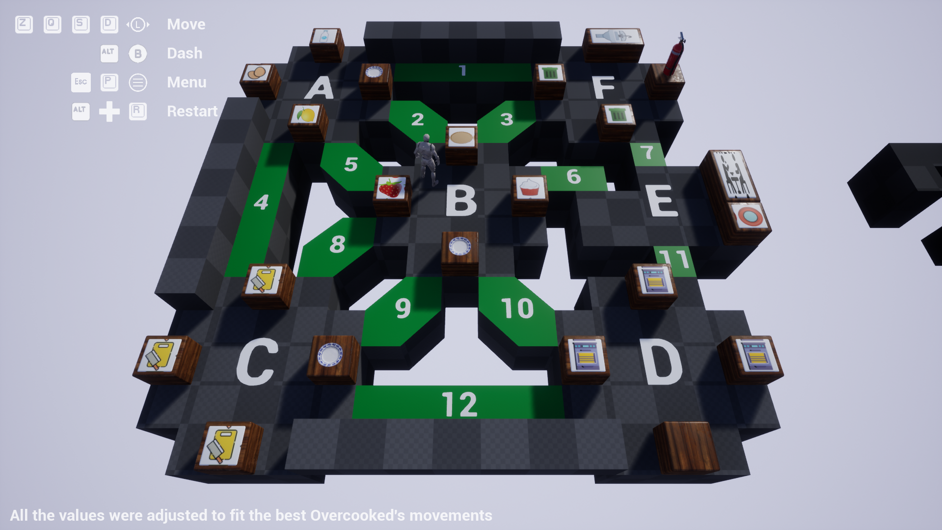 Overcooked original level design
