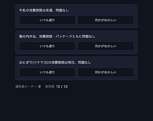 品出しと違和感 [Free]