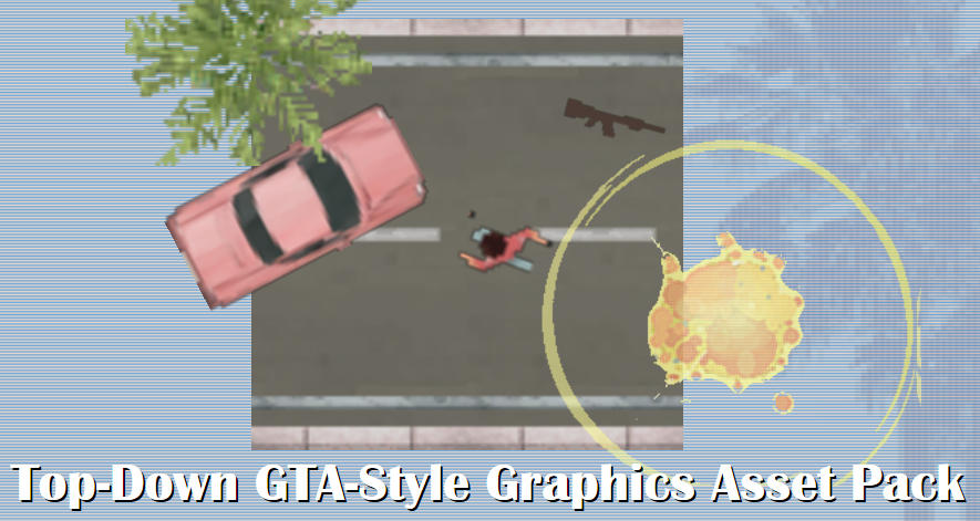 Complete Top-Down Player, City & Vehicle Pack (800+ Sprites)