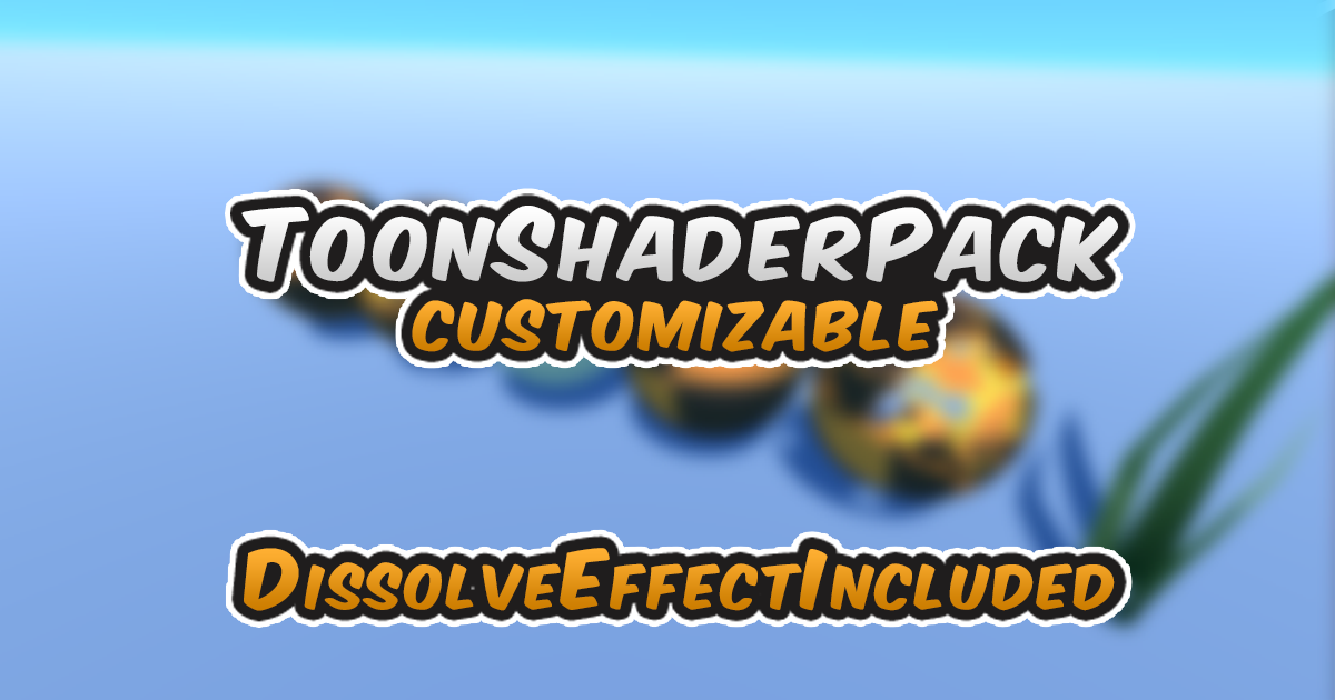 Toon Shader Pack Unity Asset