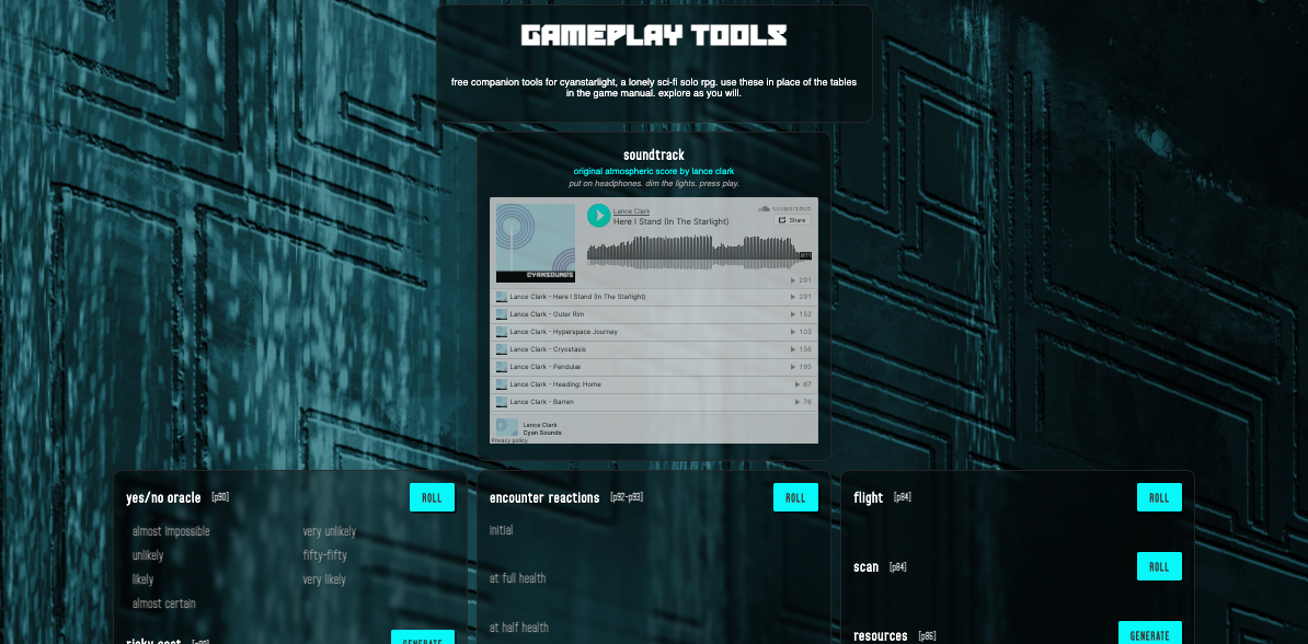 free cyanstarlight tools