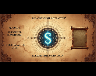 Le Sacre : La Carte Interactive Module 3 : La Fiche de Personnage [4.00€] [Role Playing]