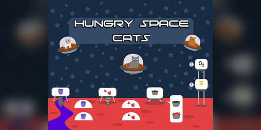 Cover image for Hungry Space Cats