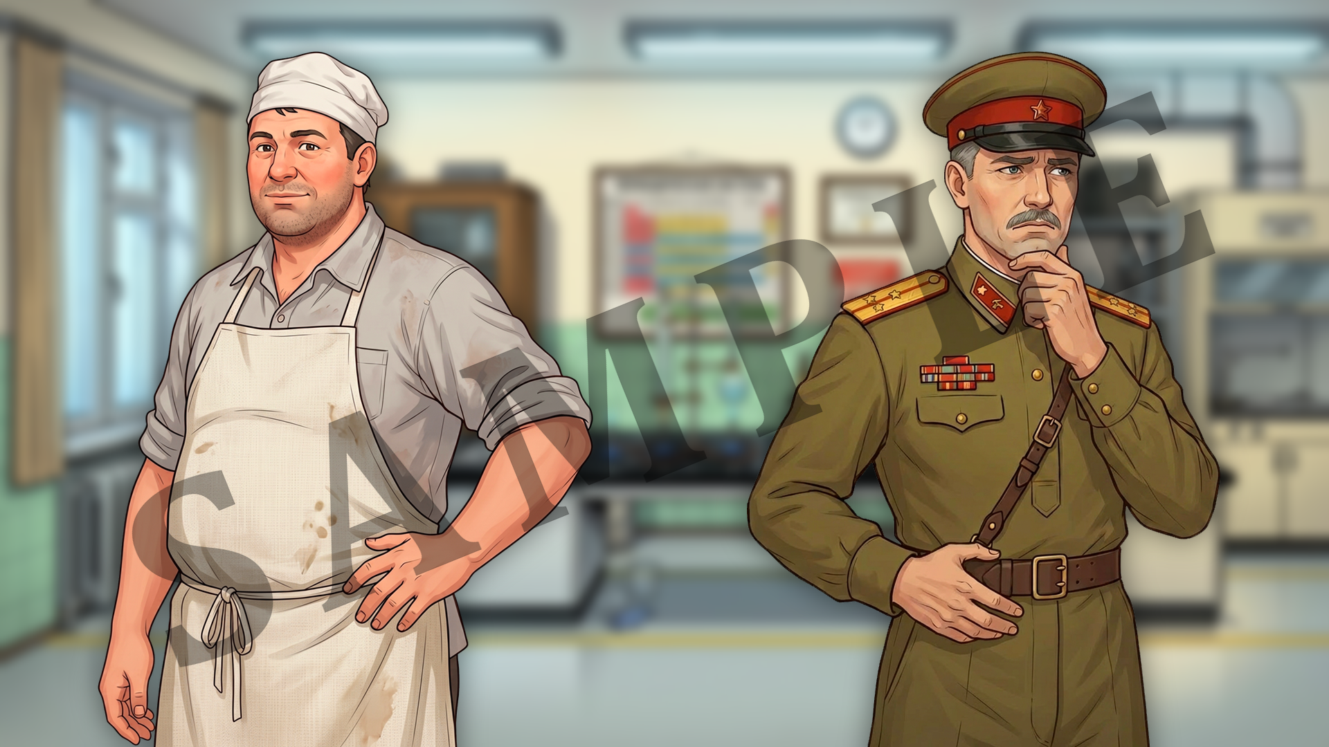 Soviet Rpg Variants 30 Soviet Characters with 6 Expressions Each - Visual Novel & RPG ...