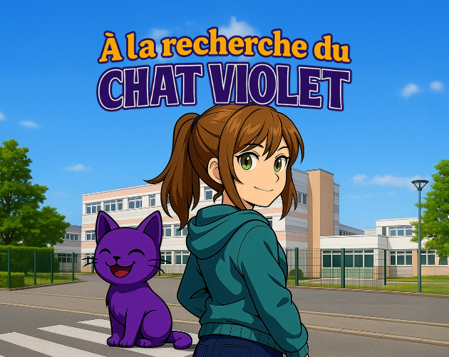 À la recherche du chat violet