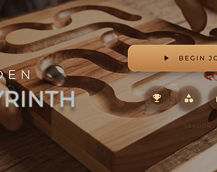 Wooden Labyrinth Maze