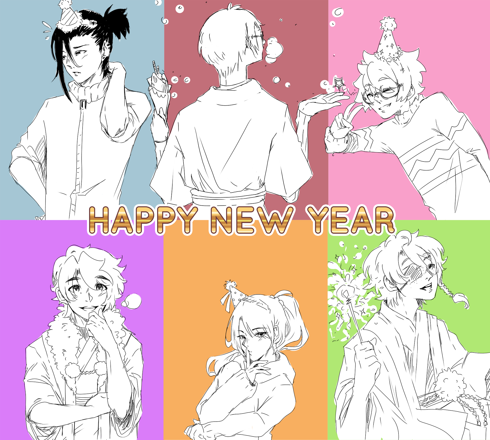 Happy New Year Bonne Annee Fujiwara Bittersweet