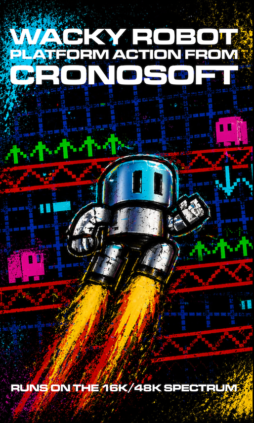 Wacky Robot - ZX Spectrum 16K/48K/128K by Cronosoft