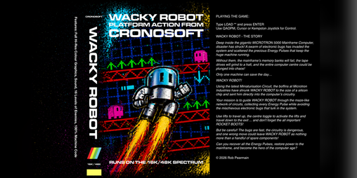 Cover image for Wacky Robot - ZX Spectrum 16K/48K/128K