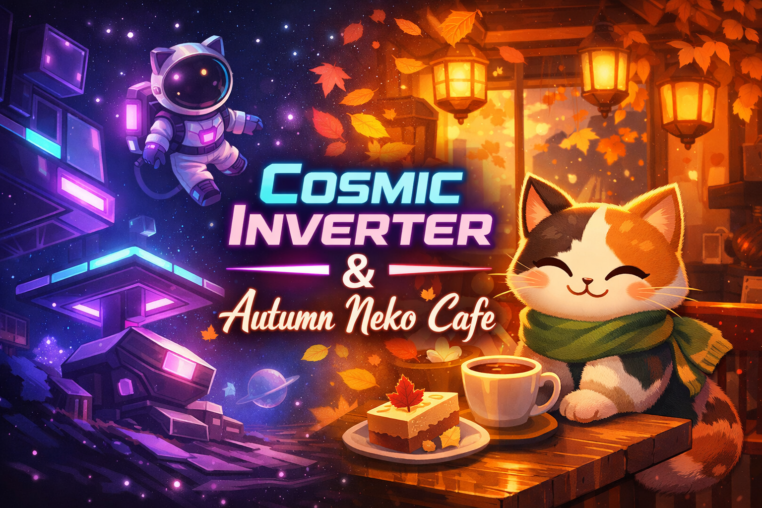 Autumn Neko Cafe & Cosmic Inverter Bundle (ToroKitsune Prototypes for Unreleased Games)