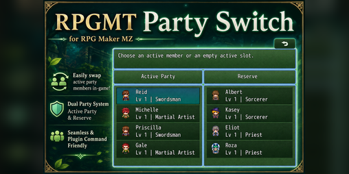 Cover image for RPGMT - Party Switch Plugin
