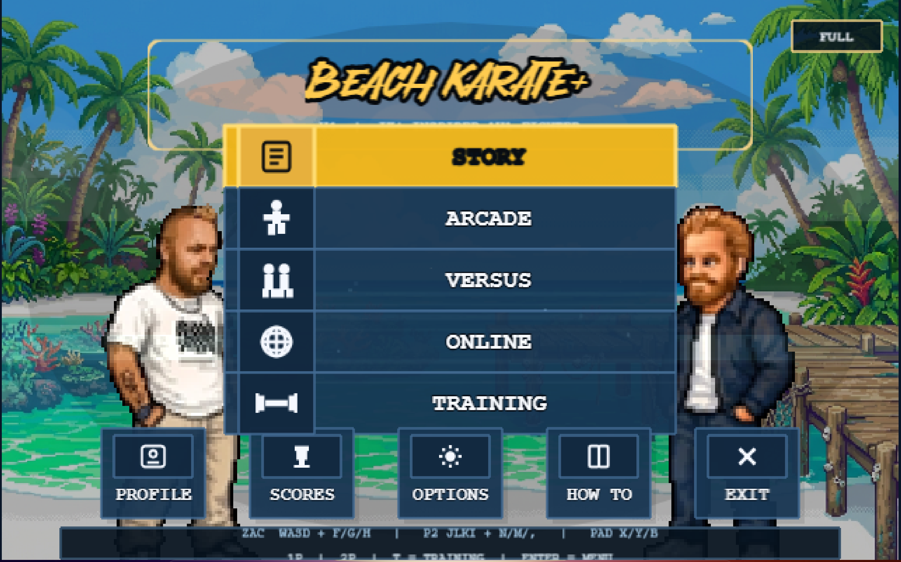 Beach karate +