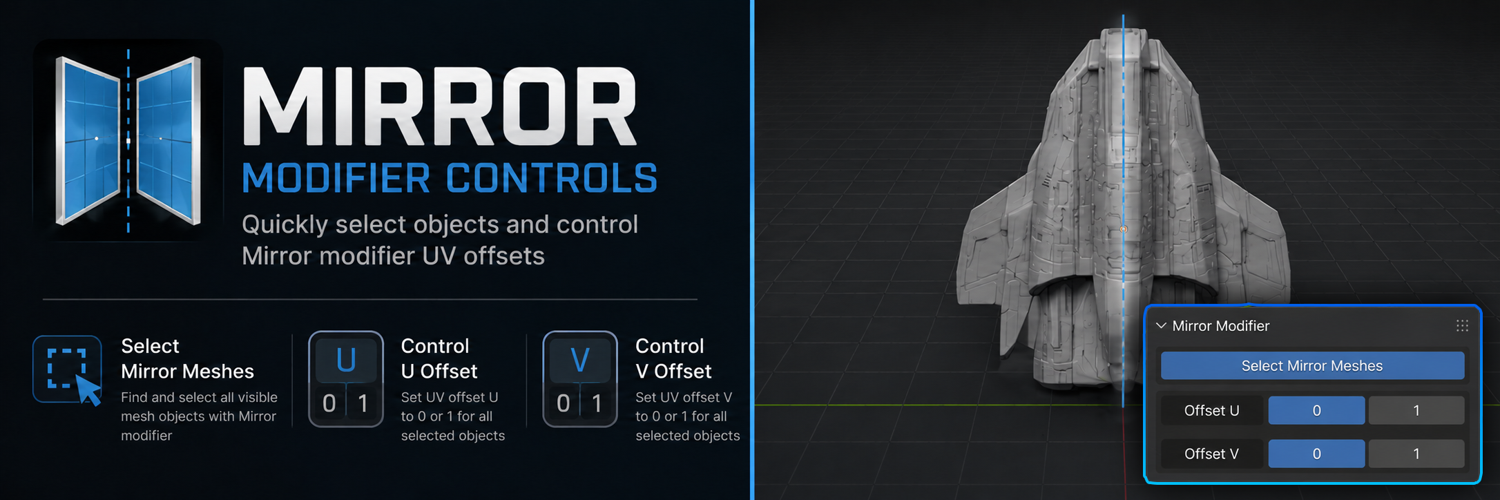 Offset Mirror Controls