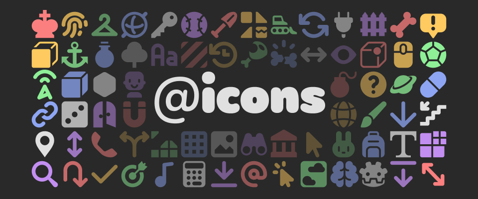 @icons — Custom Godot node icons by Voxy